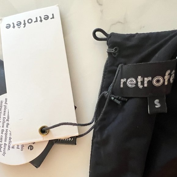 Retrofete sequin black dress. - Picture 3 of 3